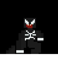 8Bit Black Ropeman