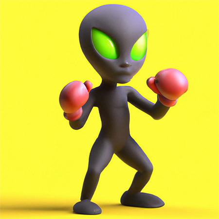 Alien Boxing 3D