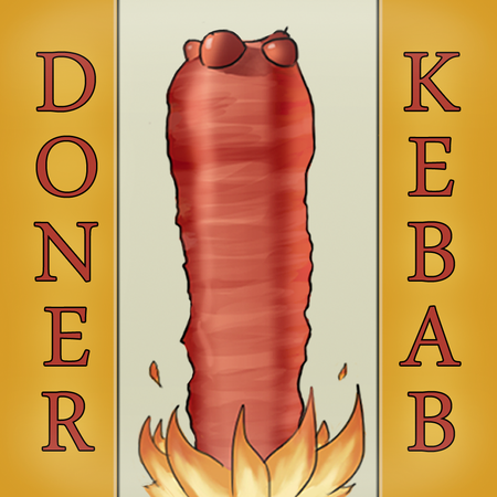 Doner Kebab: Salad Tomatoes Onions