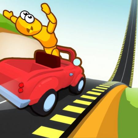 Downhill Car Ride Crash Test
