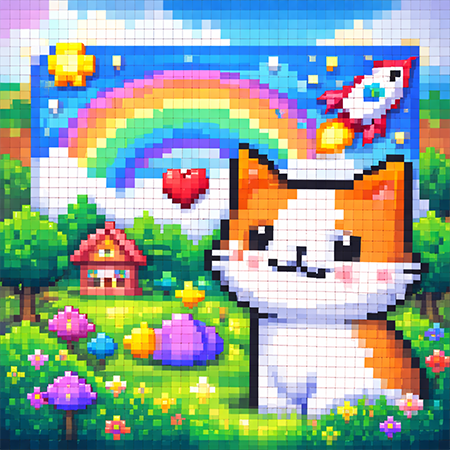 Free Draw: Pixel Art
