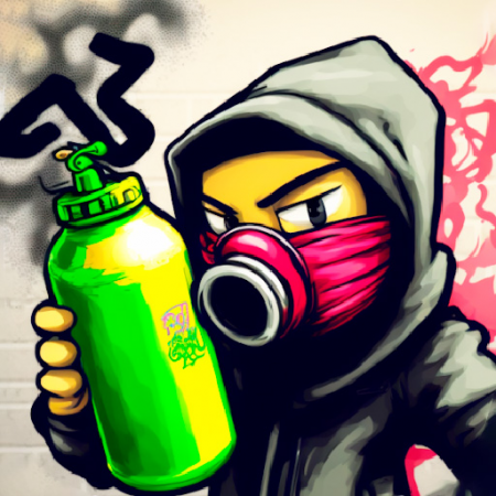 Graffiti Tags Spray Painting