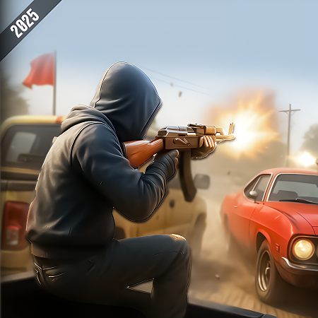Highway Car Shooting 3D Action Game 2025