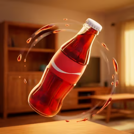 Jumping Bottle 3D
