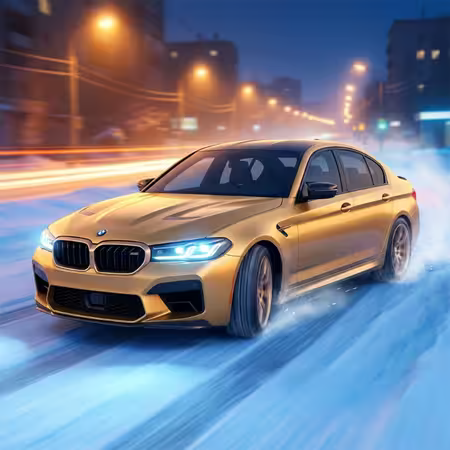 M5 CS Winter Drift