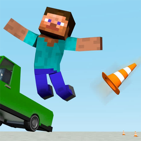 Minecraft Steve Hook Adventure