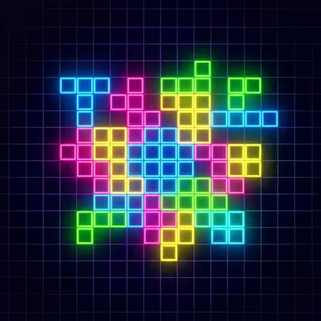 Neon Block Blast