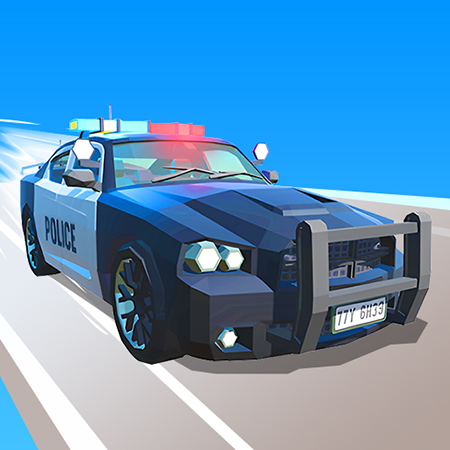 Police Car Stunts Racing