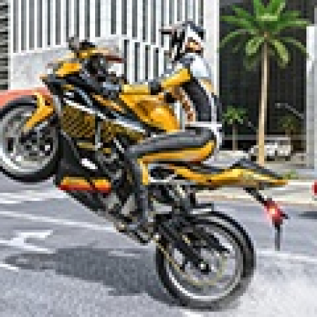 Real Motorbike Super Hero Stunt 3d