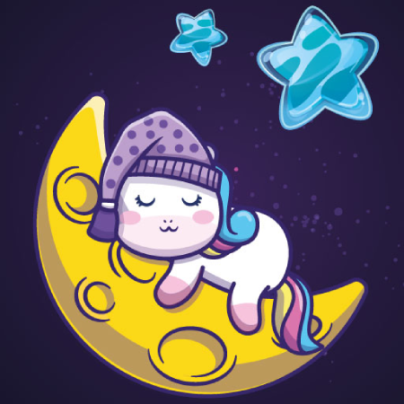 Sleeping unicorn