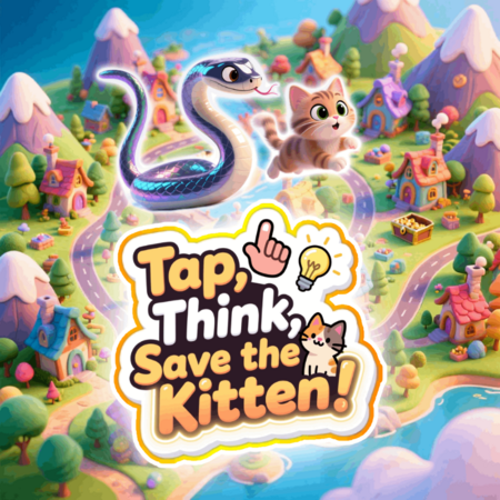 Tap, Think, Save the Kitten!
