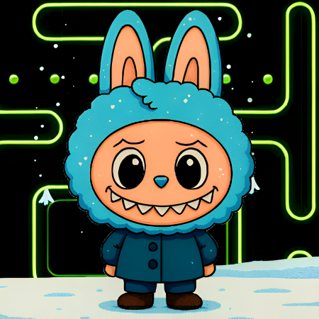 Winter Labubu Pacman Adventure